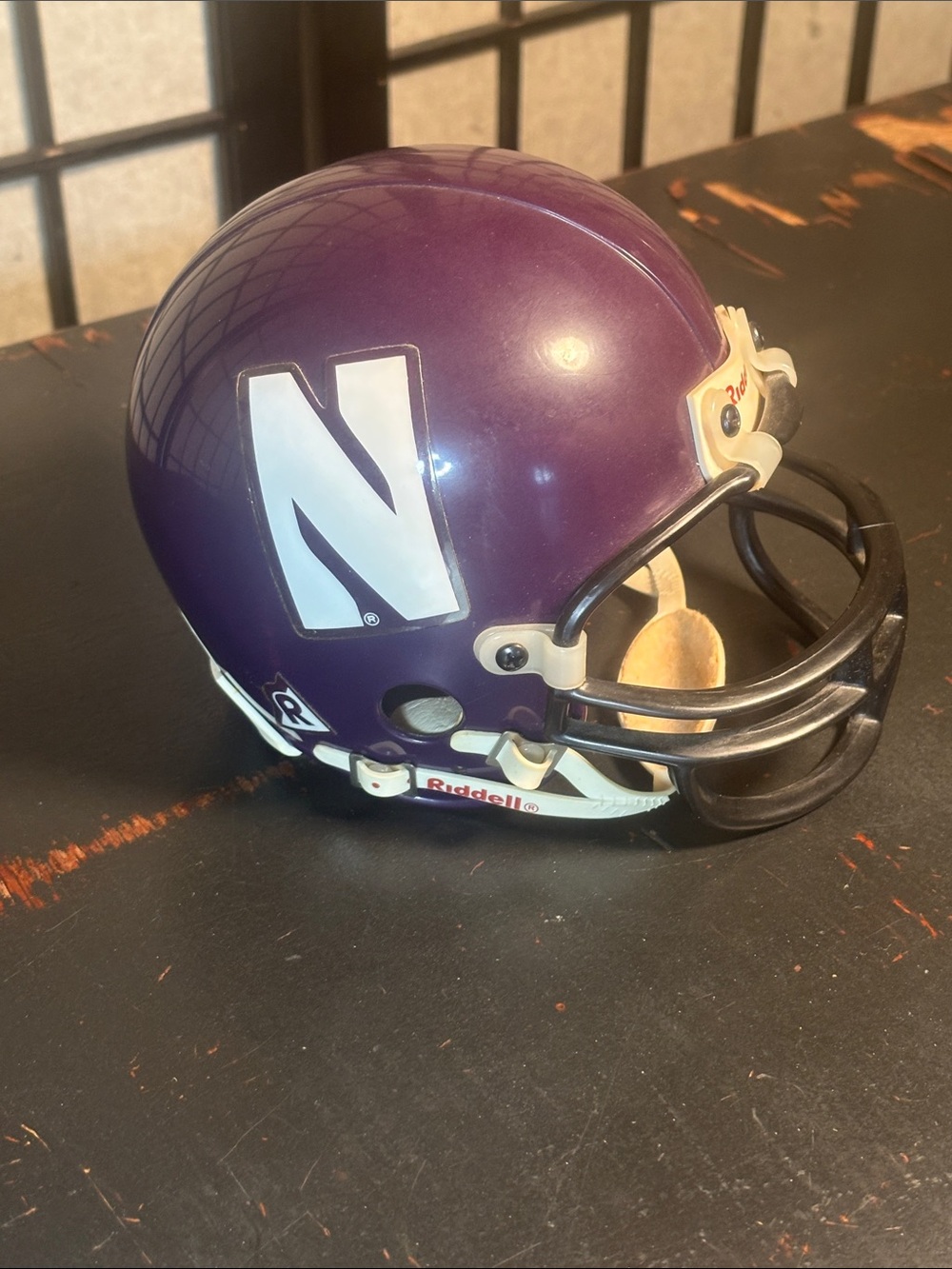 Northwestern University Wildcats Riddell Football Mini Helmet!